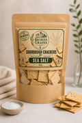 Sea Salt Sourdough Crackers